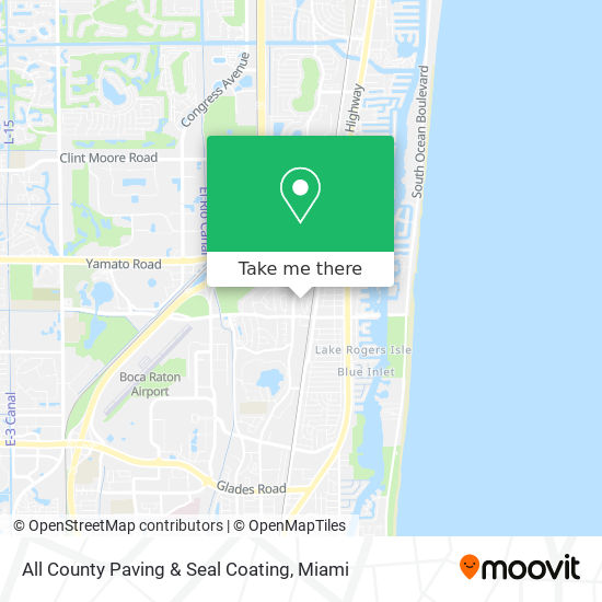 All County Paving & Seal Coating map