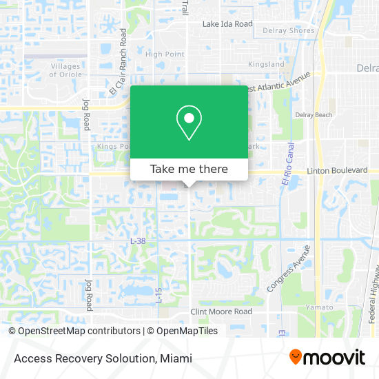 Mapa de Access Recovery Soloution