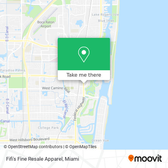 Fifi's Fine Resale Apparel map