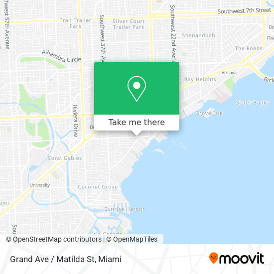 Mapa de Grand Ave / Matilda St