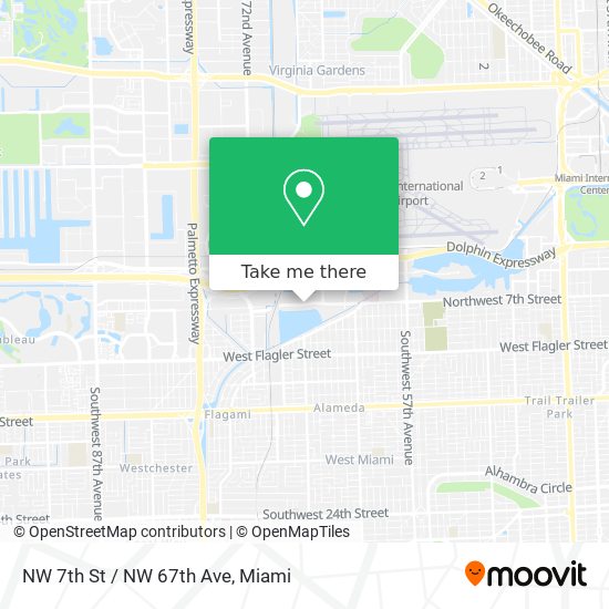 Mapa de NW 7th St / NW 67th Ave