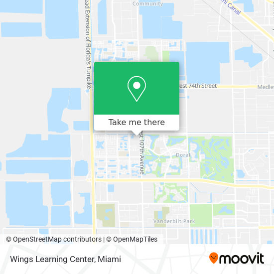 Mapa de Wings Learning Center