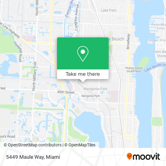 5449 Maule Way map