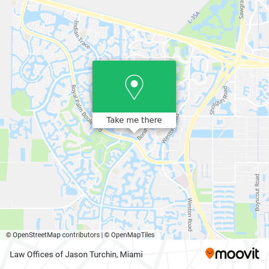 Law Offices of Jason Turchin map