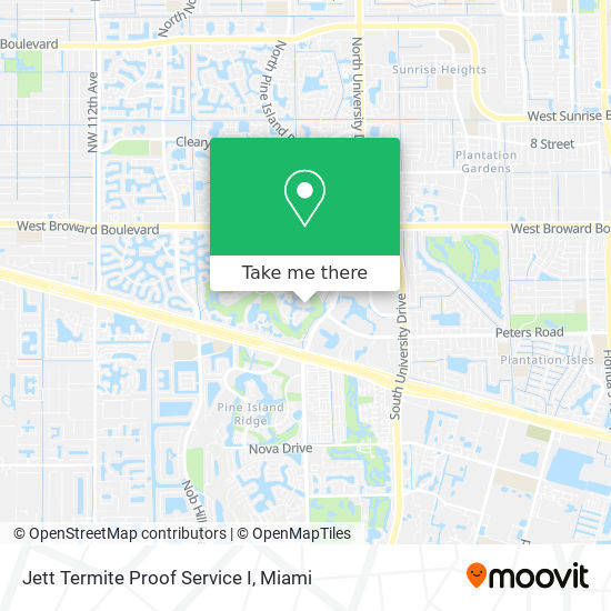 Jett Termite Proof Service I map