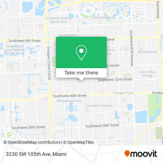 3230 SW 105th Ave map