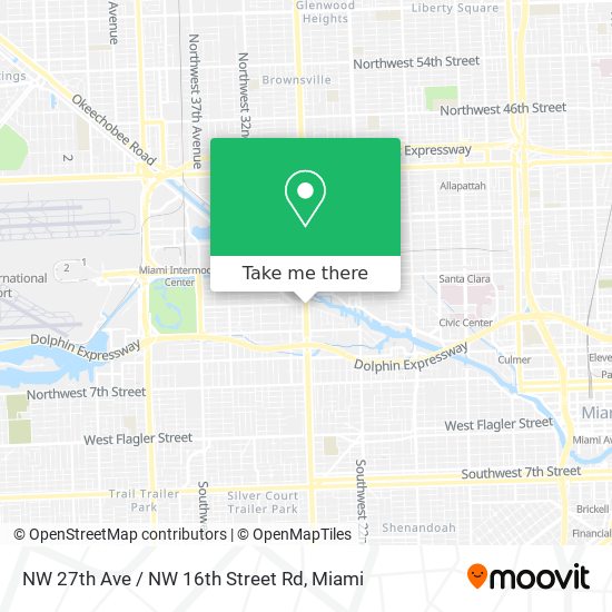 NW 27th Ave / NW 16th Street Rd map