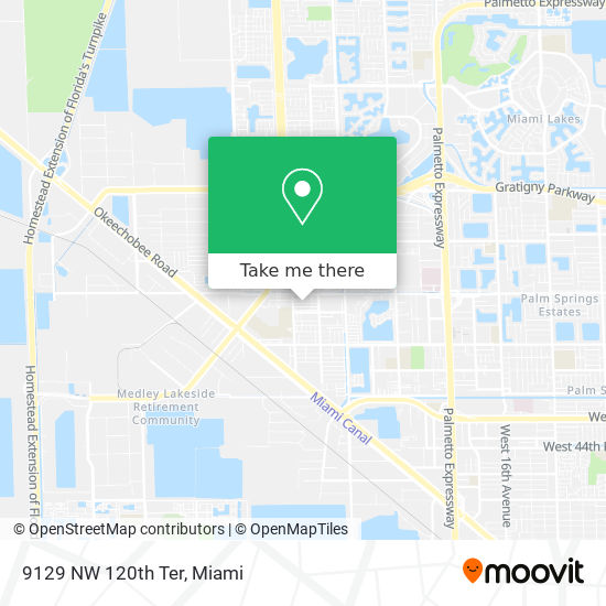 9129 NW 120th Ter map