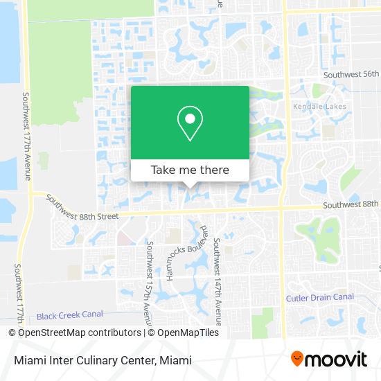 Mapa de Miami Inter Culinary Center