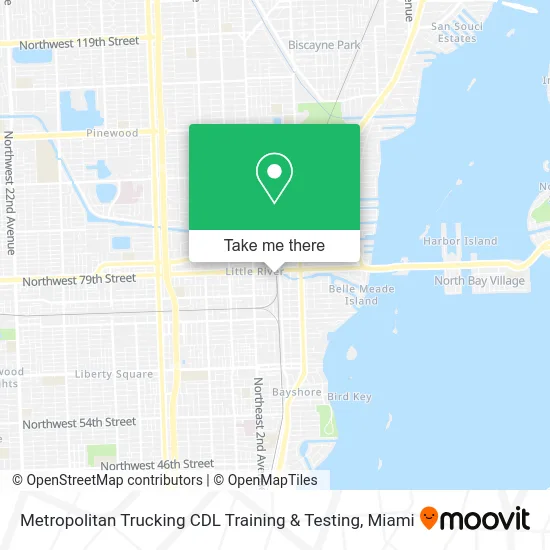 Metropolitan Trucking CDL Training & Testing map
