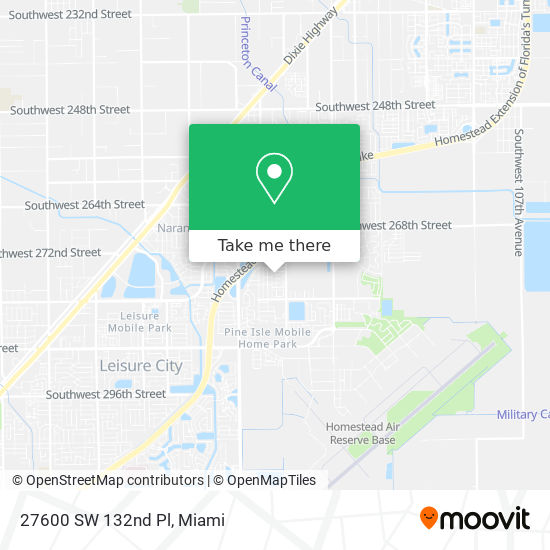 27600 SW 132nd Pl map