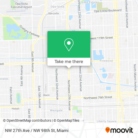 NW 27th Ave / NW 98th St map