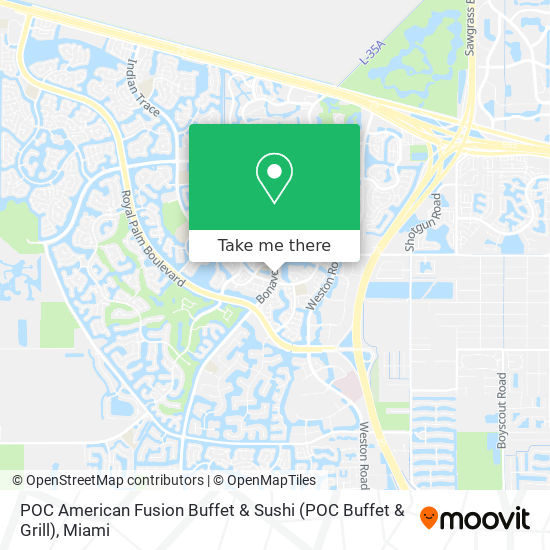 POC American Fusion Buffet & Sushi (POC Buffet & Grill) map