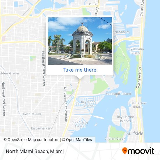 North Miami Beach map