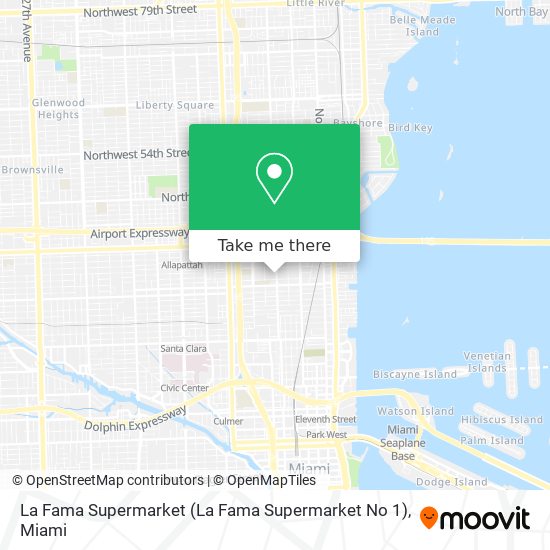 Mapa de La Fama Supermarket (La Fama Supermarket No 1)