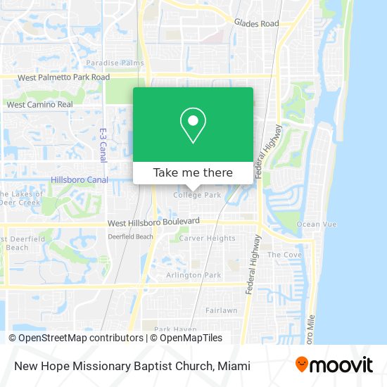 New Hope Missionary Baptist Church map