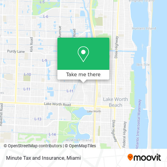 Minute Tax and Insurance map