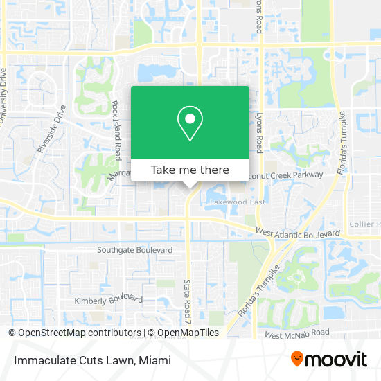 Immaculate Cuts Lawn map