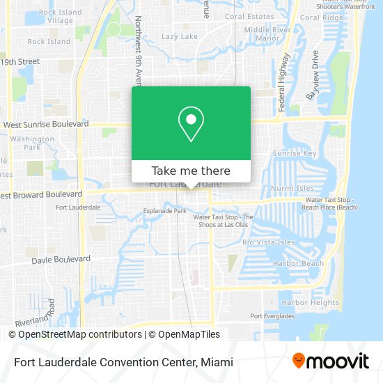 Mapa de Fort Lauderdale Convention Center