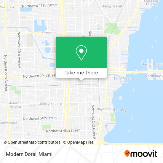 Modern Doral map