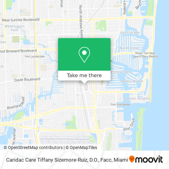 Caridac Care Tiffany Sizemore-Ruiz, D.O., Facc map