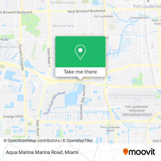 Mapa de Aqua Marina Marina Road