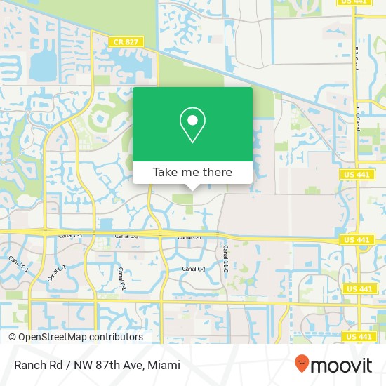 Ranch Rd / NW 87th Ave map