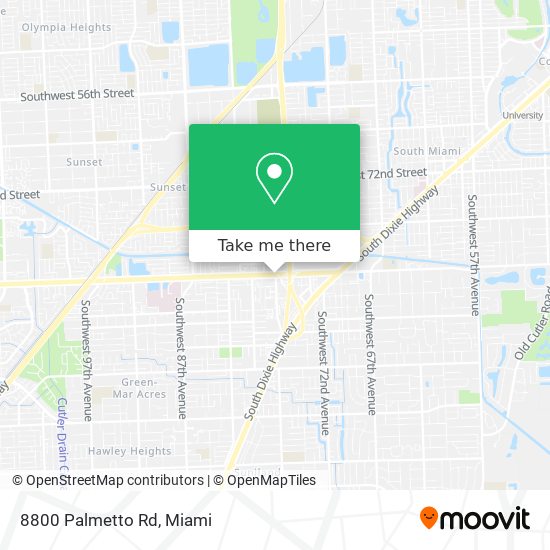 Mapa de 8800 Palmetto Rd