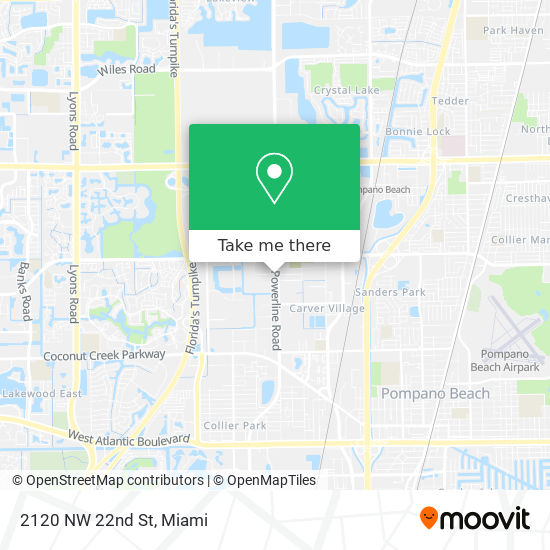 Mapa de 2120 NW 22nd St