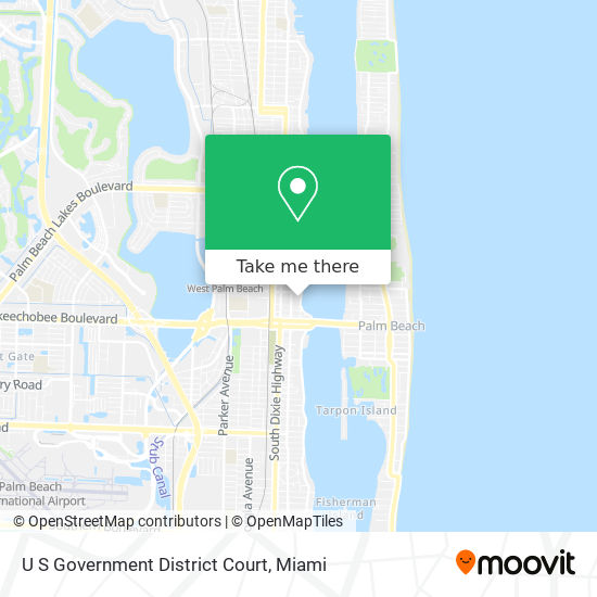 U S Government District Court map