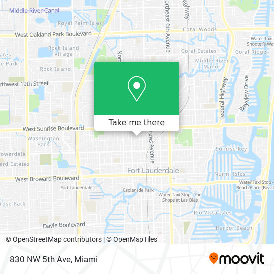 830 NW 5th Ave map