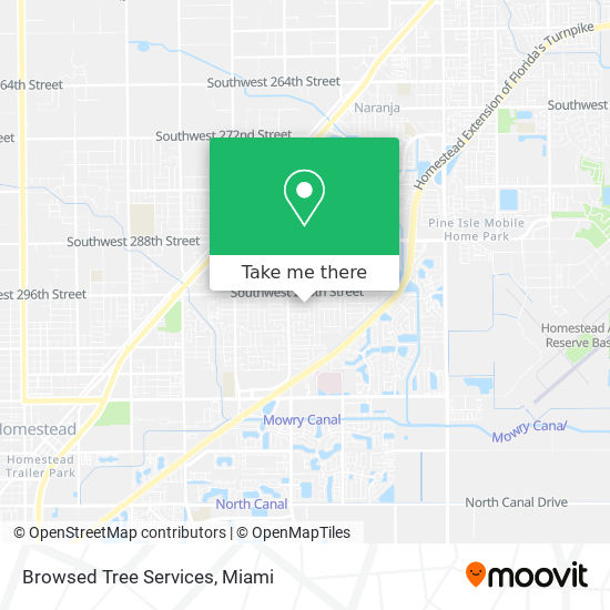Browsed Tree Services map
