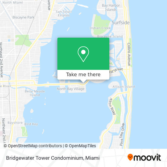 Mapa de Bridgewater Tower Condominium