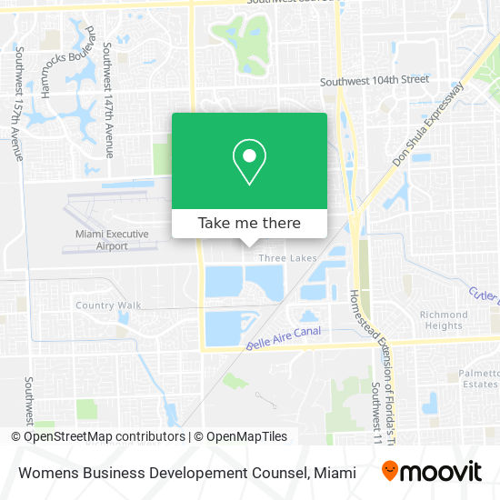 Womens Business Developement Counsel map