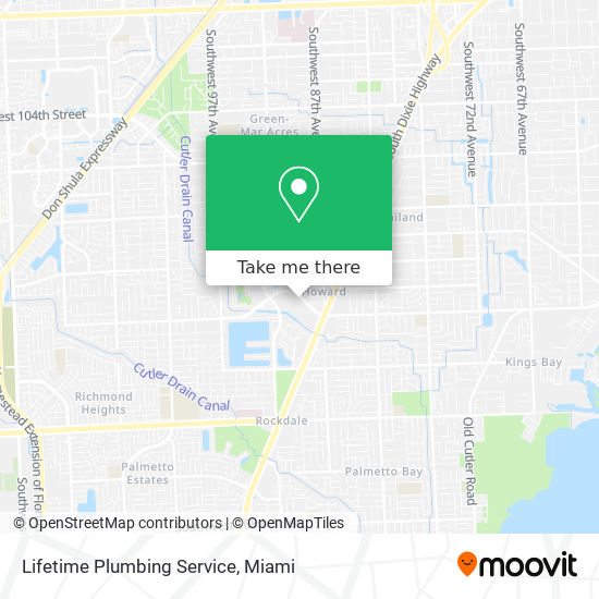 Lifetime Plumbing Service map