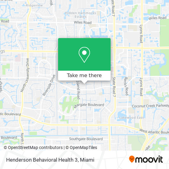 Henderson Behavioral Health 3 map