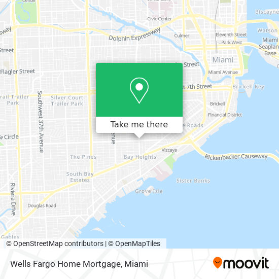 Wells Fargo Home Mortgage map