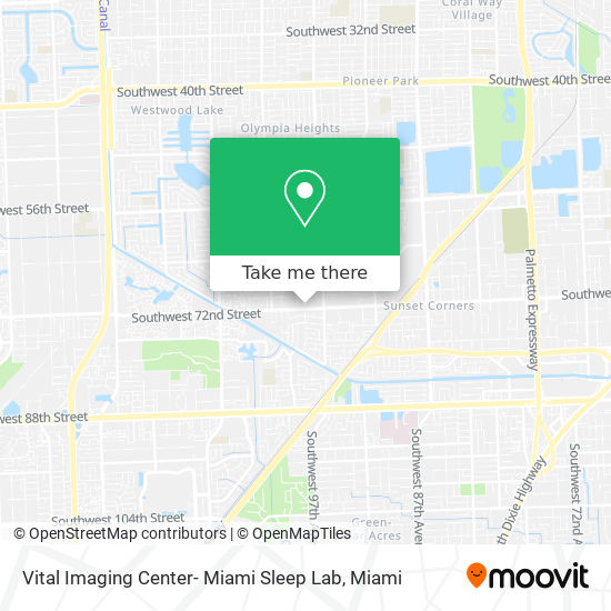 Vital Imaging Center- Miami Sleep Lab map