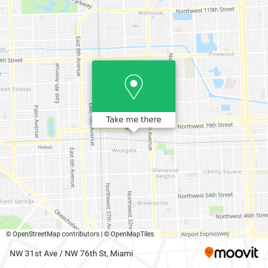 NW 31st Ave / NW 76th St map