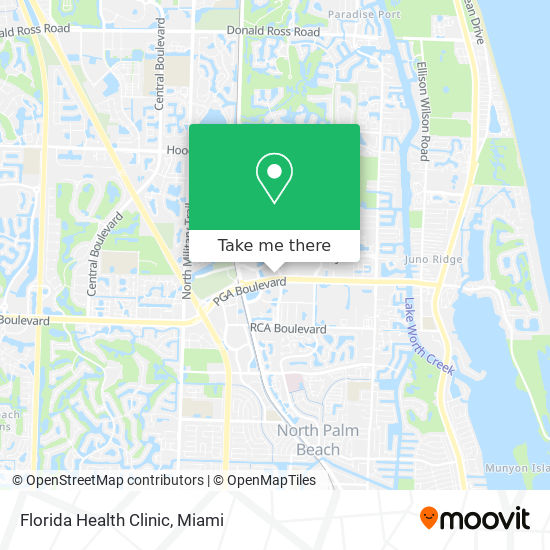 Florida Health Clinic map