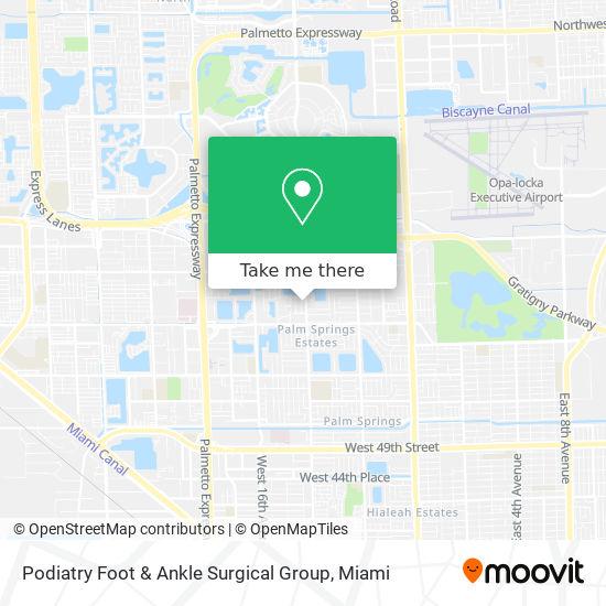 Podiatry Foot & Ankle Surgical Group map