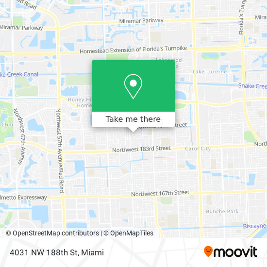 Mapa de 4031 NW 188th St