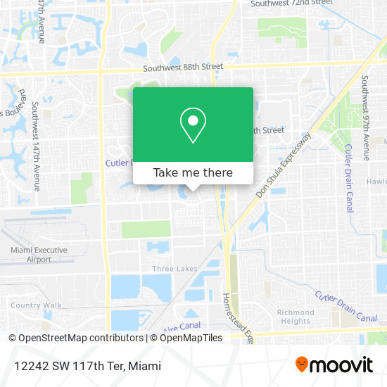 12242 SW 117th Ter map