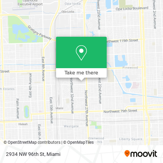 Mapa de 2934 NW 96th St