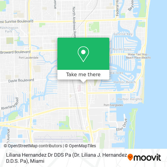 Mapa de Liliana Hernandez Dr DDS Pa (Dr. Liliana J. Hernandez D.D.S. Pa)