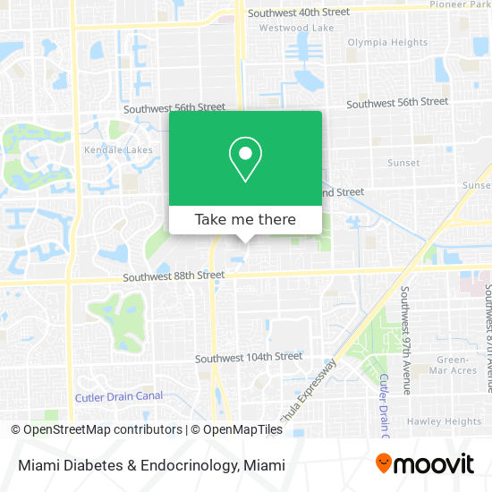 Miami Diabetes & Endocrinology map