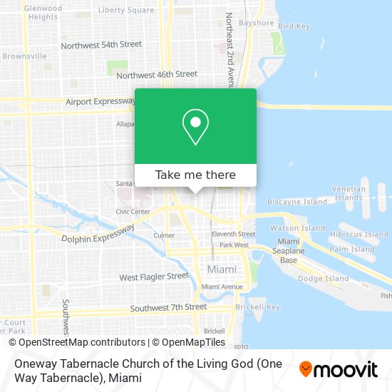 Mapa de Oneway Tabernacle Church of the Living God (One Way Tabernacle)