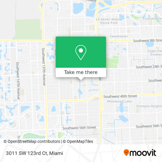 3011 SW 123rd Ct map