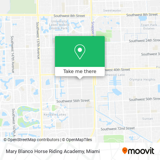 Mapa de Mary Blanco Horse Riding Academy