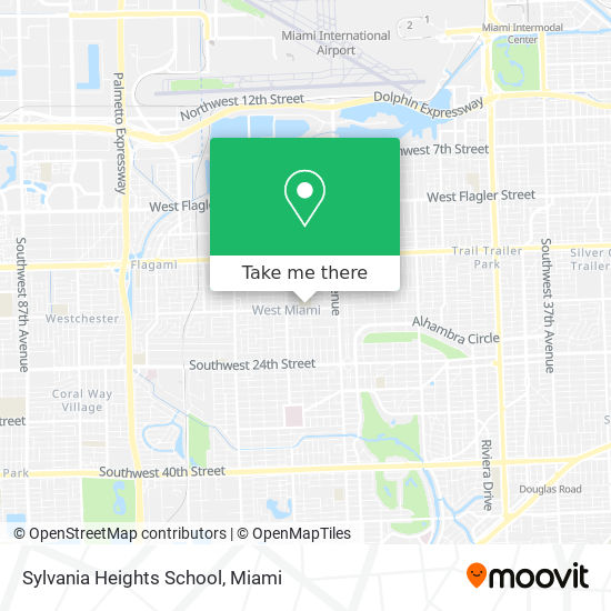 Sylvania Heights School map